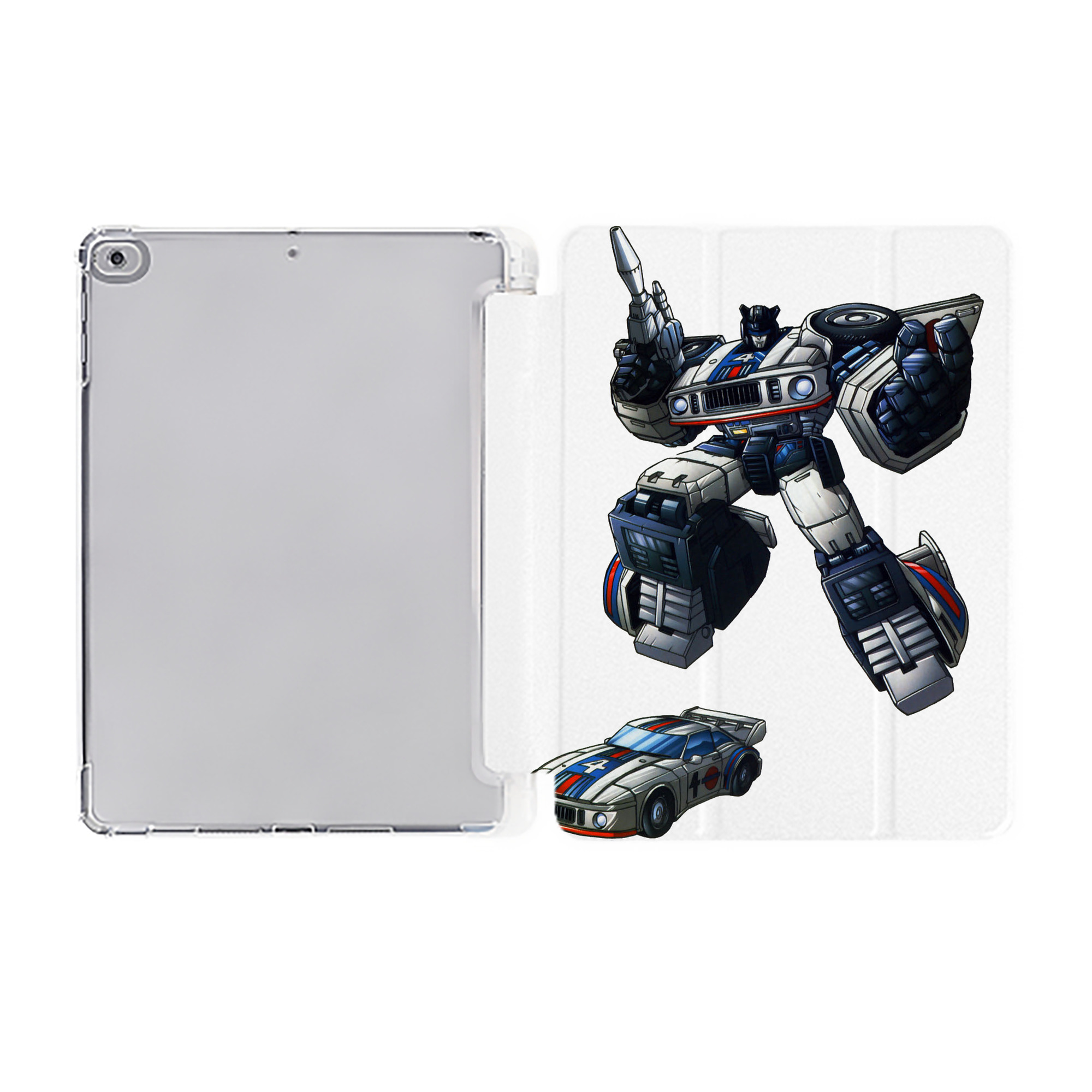（画像用）  IPad ケース ペン収納付き 三つ折りスタンド PUレザー×シリコン 対応機種9.5/10.5/10.9インチ